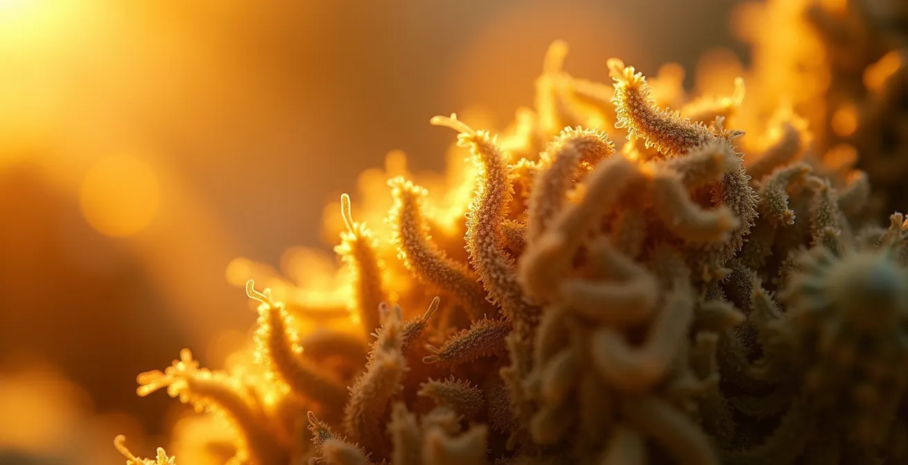 Transformation moléculaire du CBDA en CBD sous l'effet de la chaleur